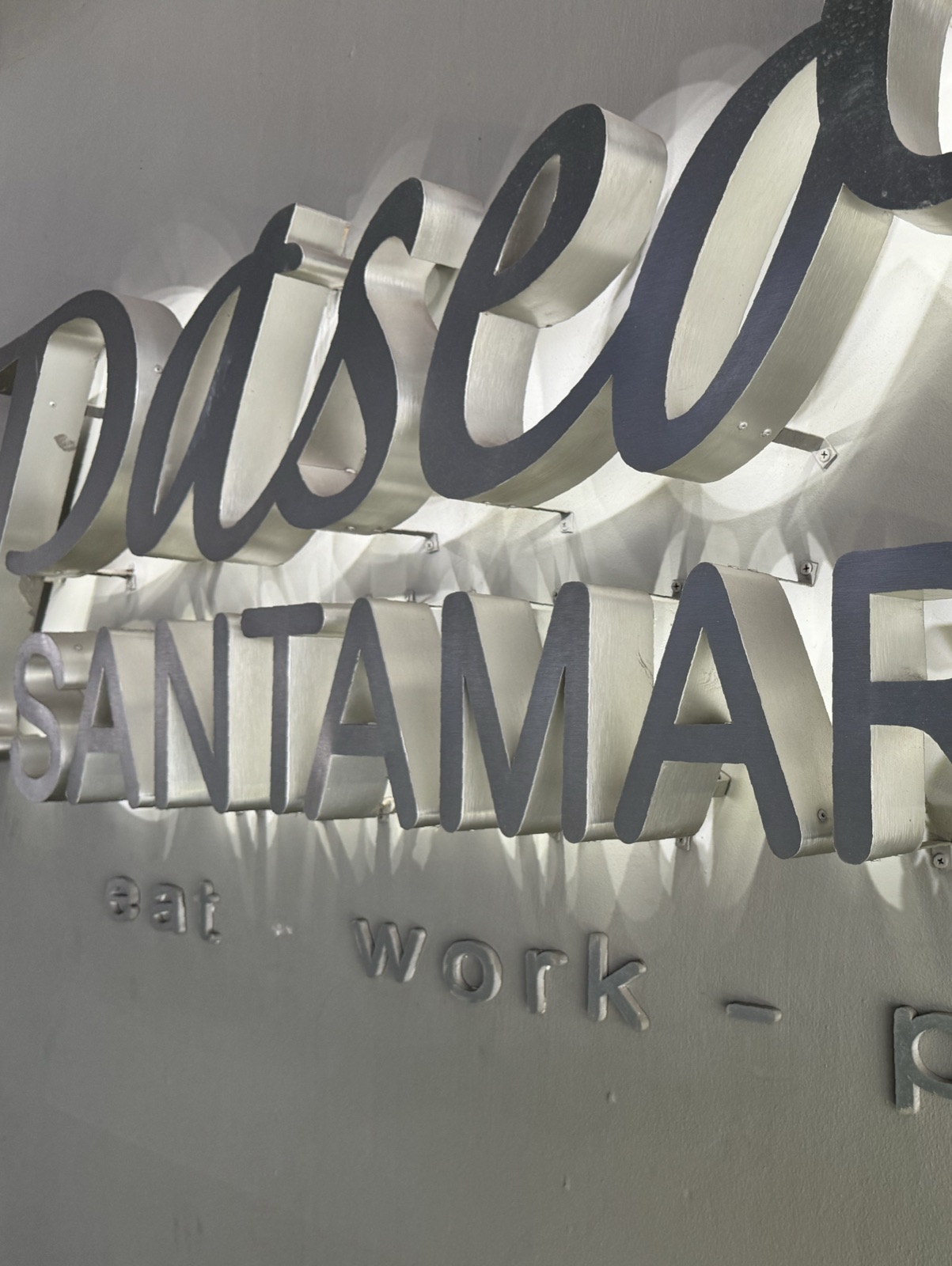 Letras 3D y totems